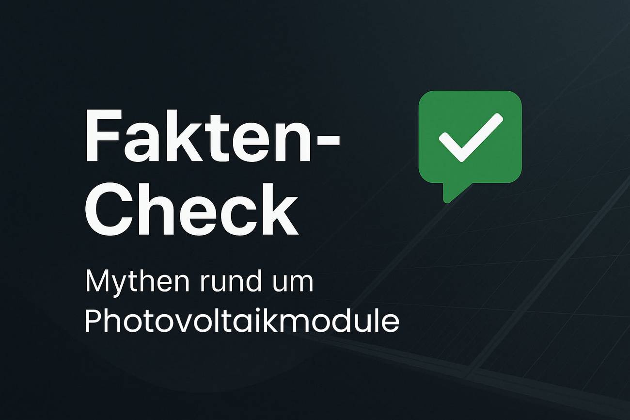 Faktencheck PV-Module